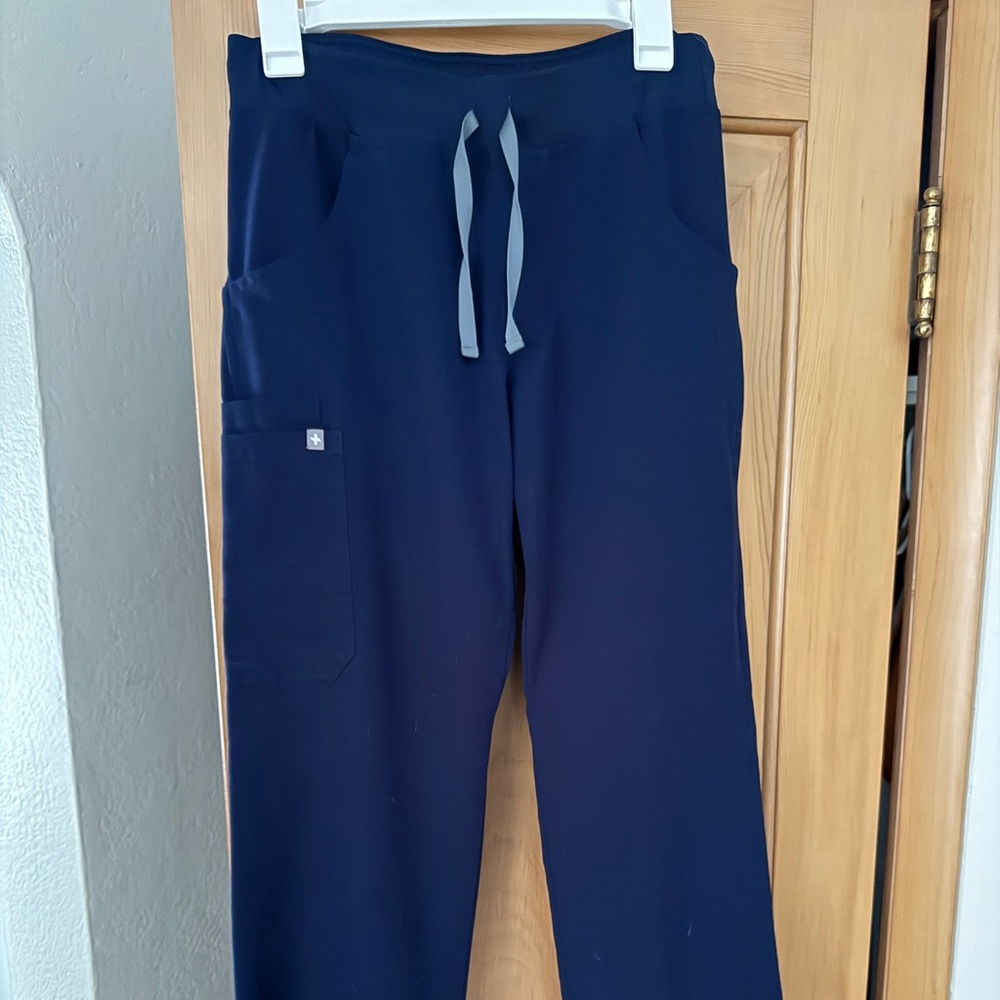 Women's Navy Figs Cargo Pants